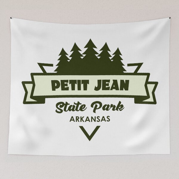 Item preview, Petit Jean State Park Arkansas Trees And Ribbon designed and sold by bivenart.
