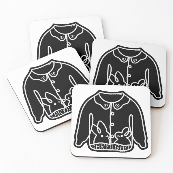 Item preview, Cardigan line drawing designed and sold by AJLineDrawings.