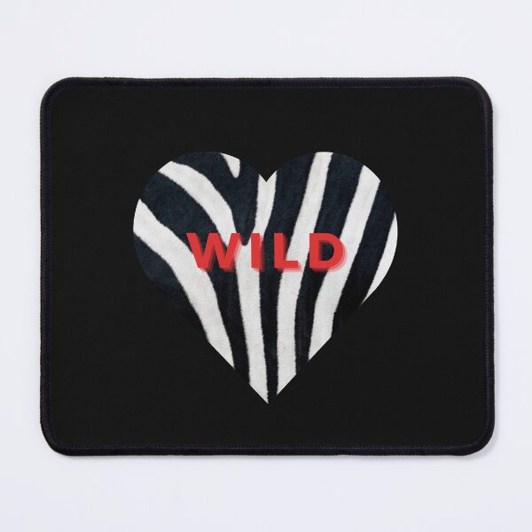Item preview, WILD HEART | Zebra Print designed and sold by GlobalCurator.