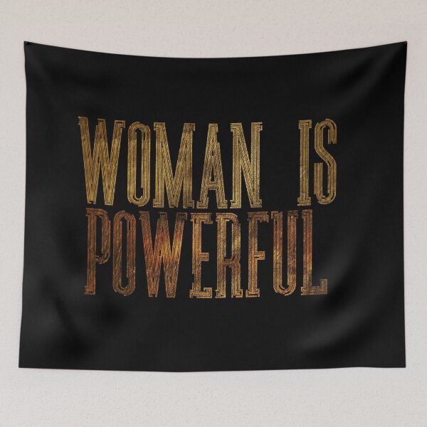 Item preview, Woman is Powerful designed and sold by Theatre Thoughts.