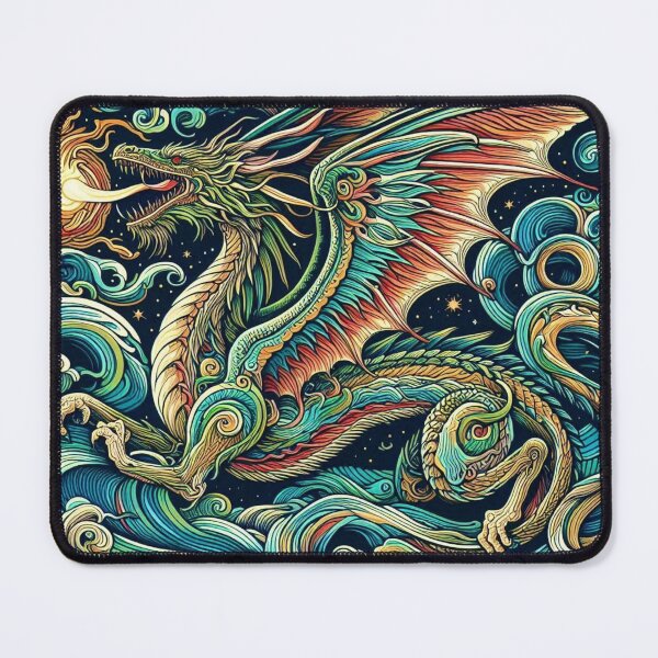 Item preview, Dragon. Inspiration by William Blake designed and sold by Myra365Art.