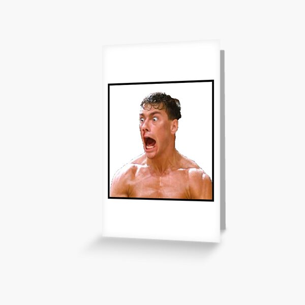 Jean Claude Van Damme 3 Carte de vœux
