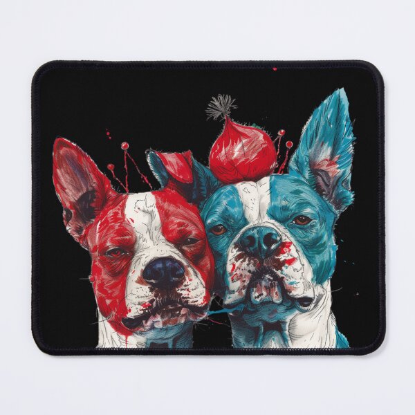 Item preview, Clown Colored Dogs Art designed and sold by Obsidian Ink by Wilshire.
