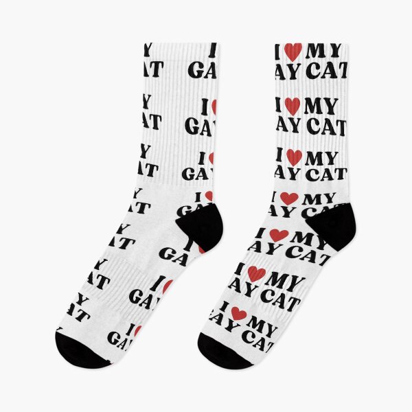 Item preview, I Love My Gay Cat designed and sold by justinkippart.