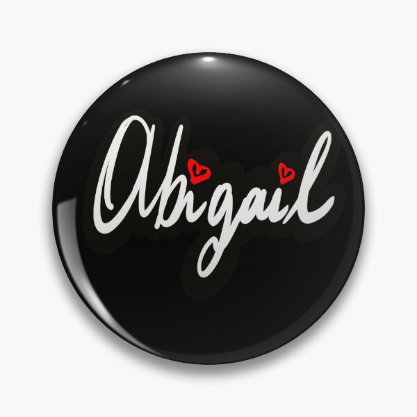 Item preview, Abigail girls name woman’s first name in white cursive calligraphy personalised personalized customized name Gift for Abigail designed and sold by Artonmytee.