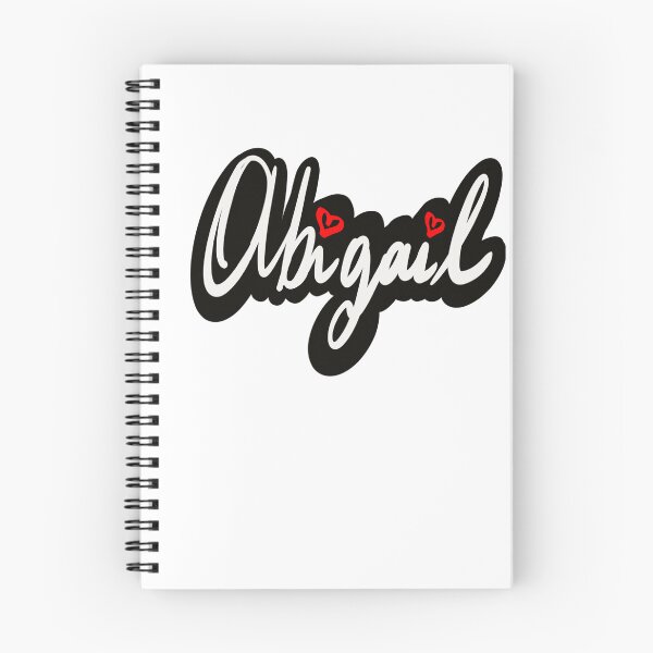 Item preview, Abigail girls name woman’s first name in white cursive calligraphy personalised personalized customized name Gift for Abigail designed and sold by Artonmytee.