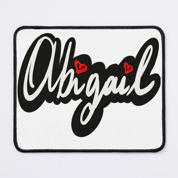 Item preview, Abigail girls name woman’s first name in white cursive calligraphy personalised personalized customized name Gift for Abigail designed and sold by Artonmytee.