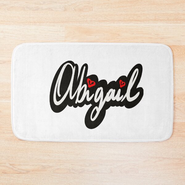 Item preview, Abigail girls name woman’s first name in white cursive calligraphy personalised personalized customized name Gift for Abigail designed and sold by Artonmytee.