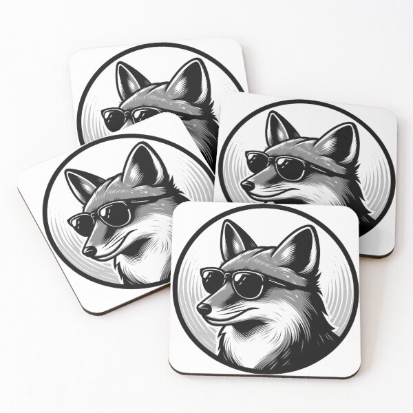 Artikelvorschau, Cooler Fuchs entworfen und verkauft von DrawingDoodler.
