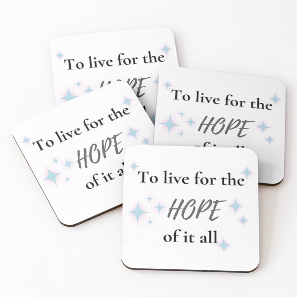 Item preview, To live for the hope of it all designed and sold by AlureDesigns.