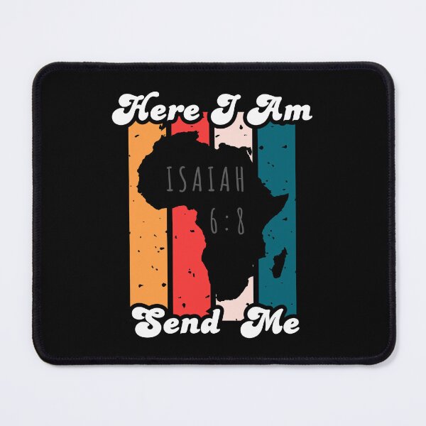 Item preview, Here I Am Send Me, Isaiah 6:8 - Bible verses.  designed and sold by MoriaStore.