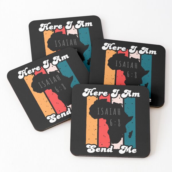Item preview, Here I Am Send Me, Isaiah 6:8 - Bible verses.  designed and sold by MoriaStore.