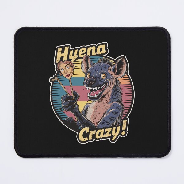 Item preview,  ''Hyena Crazy!'' Funny Hyena Sarcasm Kawaii Humor T-Shirt designed and sold by Witty Shirts.