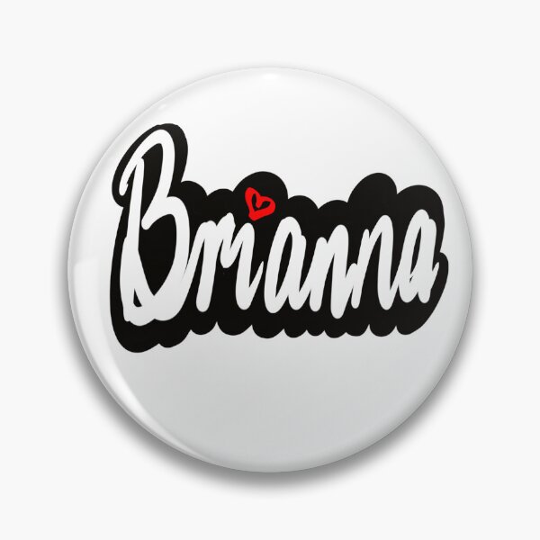 Item preview, Brianna popular girls name in cursive white lettering. Personalized personalised customized name Brianna designed and sold by Artonmytee.