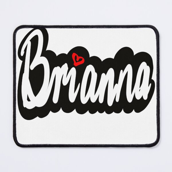 Item preview, Brianna popular girls name in cursive white lettering. Personalized personalised customized name Brianna designed and sold by Artonmytee.