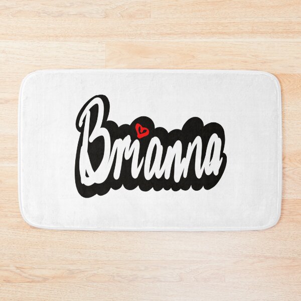 Item preview, Brianna popular girls name in cursive white lettering. Personalized personalised customized name Brianna designed and sold by Artonmytee.