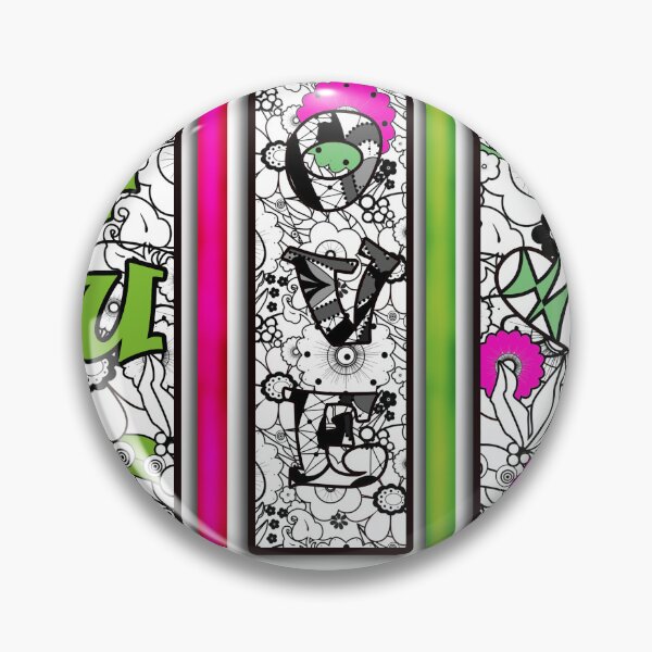Item preview, Abstractive pattern with different color stickers and two penciles designed and sold by fuzzyfox.