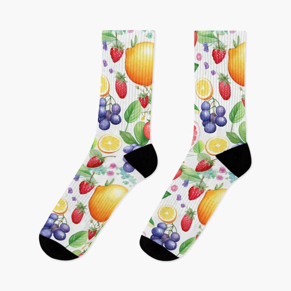 Item preview, Tropical Fruit Watercolor Delight Pattern designed and sold by CoolCrazyQuirky.