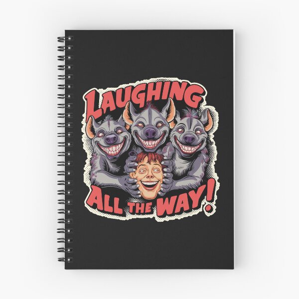 Item preview,  ''Laughing All The Way'' Funny Hyena Sarcasm Kawaii Humor T-Shirt designed and sold by Witty Shirts.