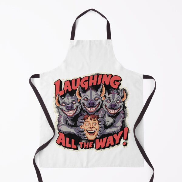 Item preview,  ''Laughing All The Way'' Funny Hyena Sarcasm Kawaii Humor T-Shirt designed and sold by Witty Shirts.