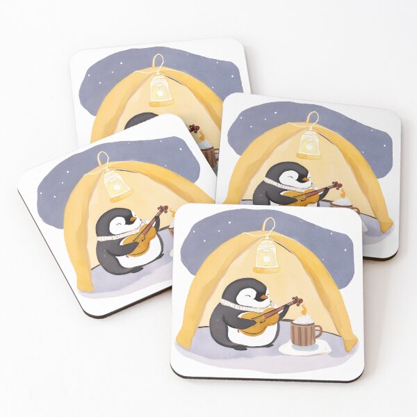 Item preview, SUZI | COFFEE | PENGUIN designed and sold by MUDUGAMU.