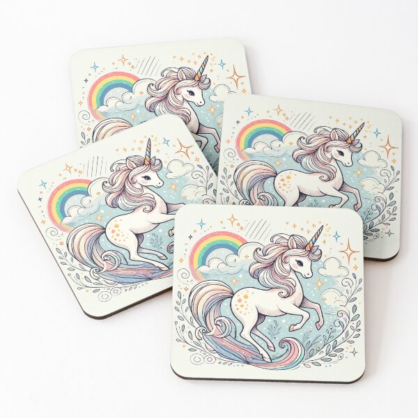 Item preview, Magical Unicorn and Sparkling Stars designed and sold by ArtfulHunter.