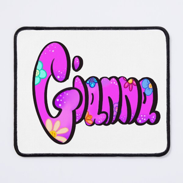 Item preview, Gianna popular girls name in cute floral bubble letters. Personalized personalised customized name Gianna designed and sold by Artonmytee.