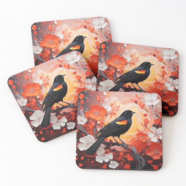Item preview, Red Winged Blackbird designed and sold by Patricia Johnston.