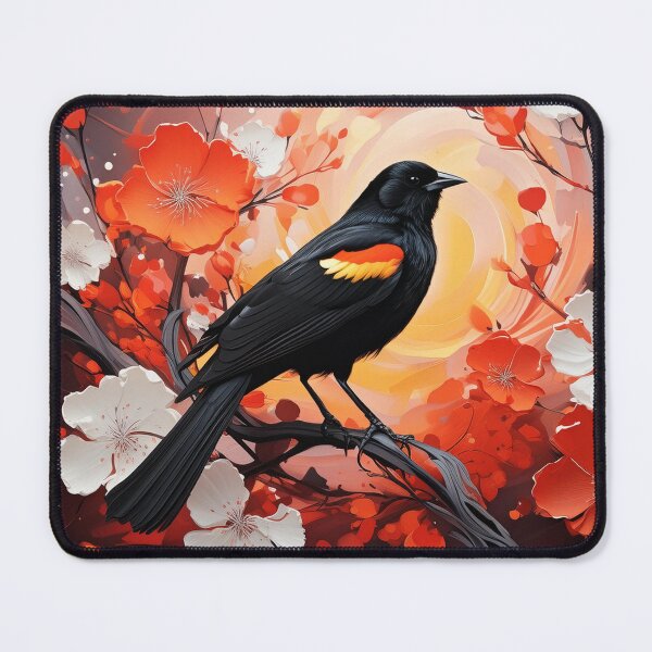 Item preview, Red Winged Blackbird designed and sold by Patricia Johnston.
