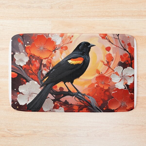 Item preview, Red Winged Blackbird designed and sold by Patricia Johnston.