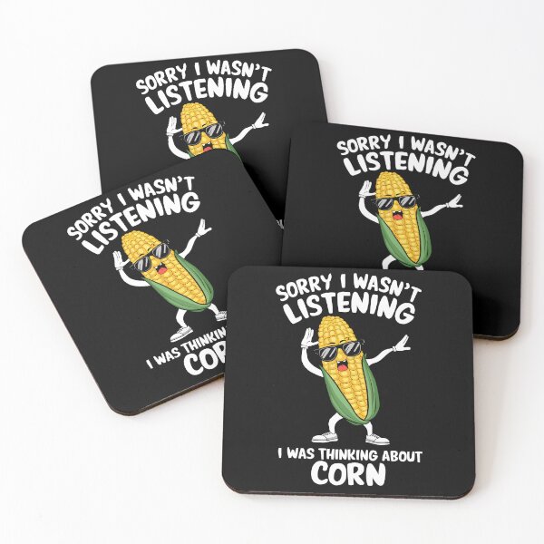 Item preview, Sorry I Wasn't Listening, I Was Thinking About Corn designed and sold by Quirky Shirts.