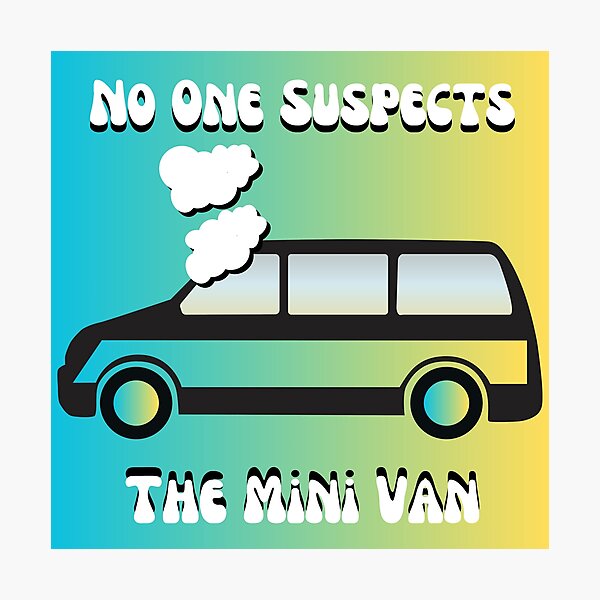 Item preview, No One Suspects The Mini Van designed and sold by justinkippart.