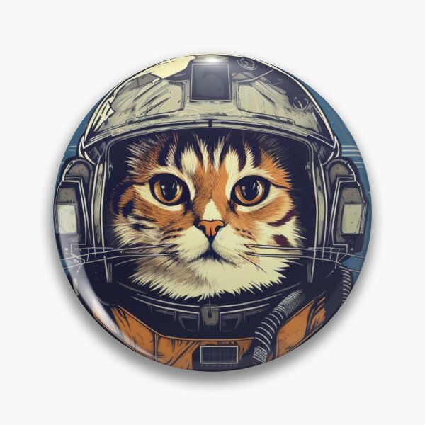 Item preview, Space Pilot Cat Spacecat Astronaut designed and sold by Shaani.