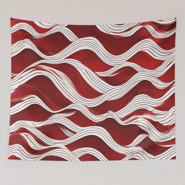 Item preview, Red Waves designed and sold by PastelDreamz.