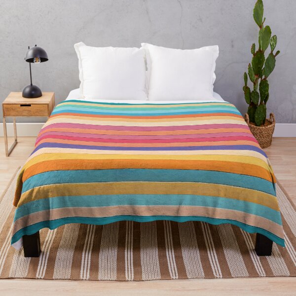 Item preview, Striped: Flat, four colors, pastel patterns designed and sold by BlackCatspet1.