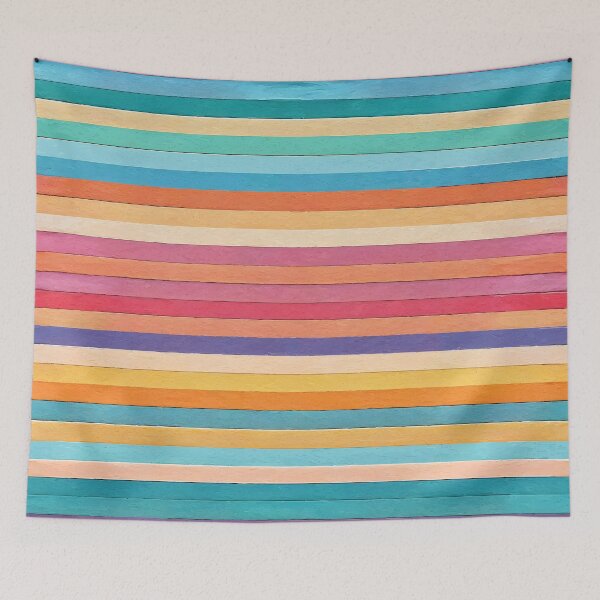 Item preview, Striped: Flat, four colors, pastel patterns designed and sold by BlackCatspet1.