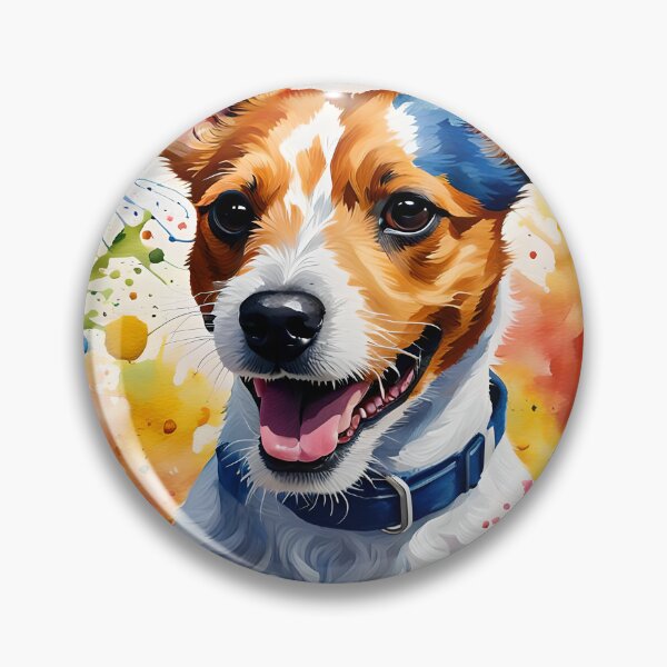 Item preview, Jack Russell Terrier, watercolour style pet portraits designed and sold by Country-Artist.