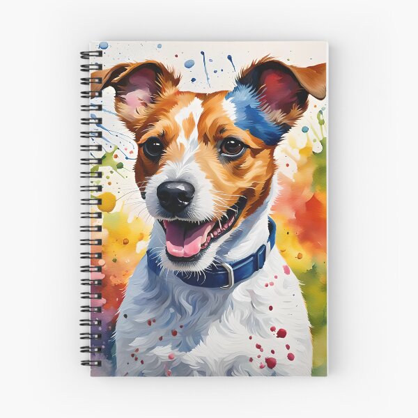 Item preview, Jack Russell Terrier, watercolour style pet portraits designed and sold by Country-Artist.