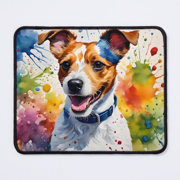 Item preview, Jack Russell Terrier, watercolour style pet portraits designed and sold by Country-Artist.