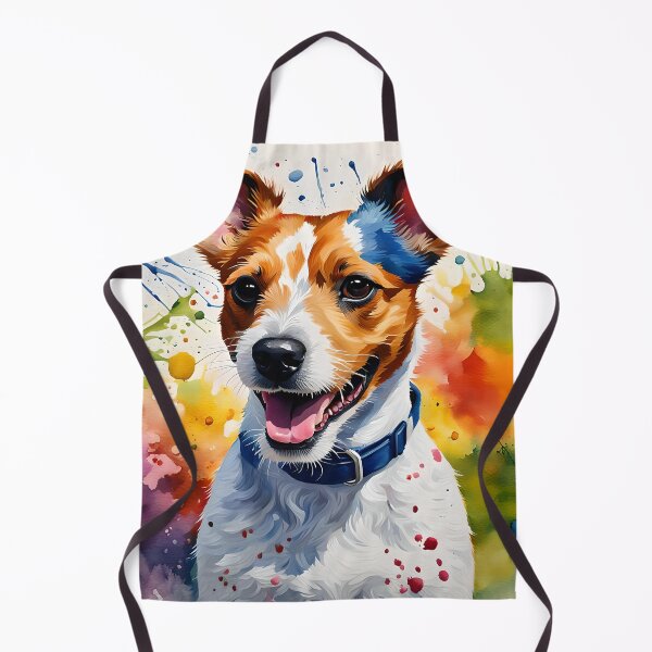 Item preview, Jack Russell Terrier, watercolour style pet portraits designed and sold by Country-Artist.