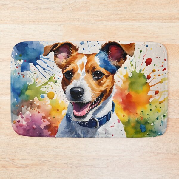 Item preview, Jack Russell Terrier, watercolour style pet portraits designed and sold by Country-Artist.