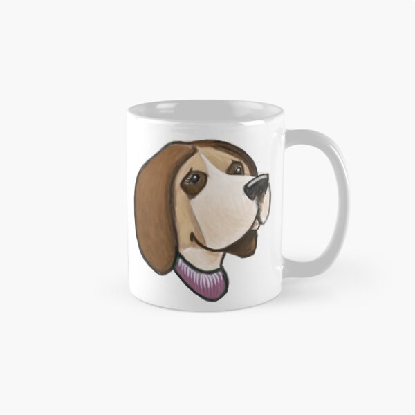 Aperçu de l'œuvre Visage de dessin animé d'un chien Beagle Sticker créée et vendue par CreateForDogs.