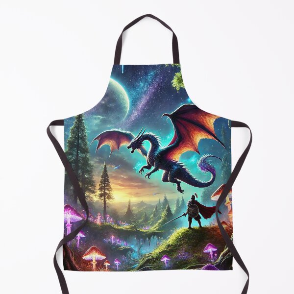Artikelvorschau, Drachen- und Ritter-Fantasiebild entworfen und verkauft von AlexFilkin.