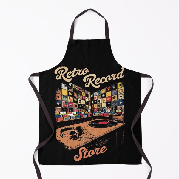 Item preview, Retro Record Store designed and sold by Quirky Shirts.