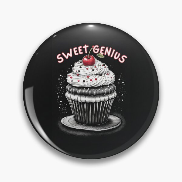 Item preview, Sweet Genius cupcake sketch by CallisC Arts ⭐⭐⭐⭐⭐ designed and sold by CallisC-Arts.