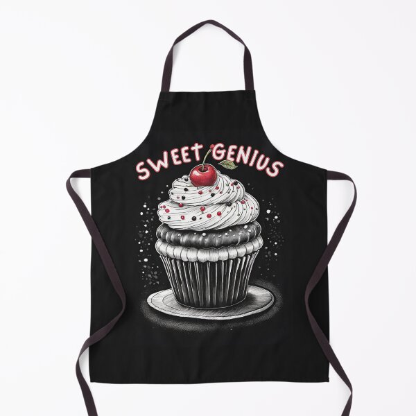 Item preview, Sweet Genius cupcake sketch by CallisC Arts ⭐⭐⭐⭐⭐ designed and sold by CallisC-Arts.