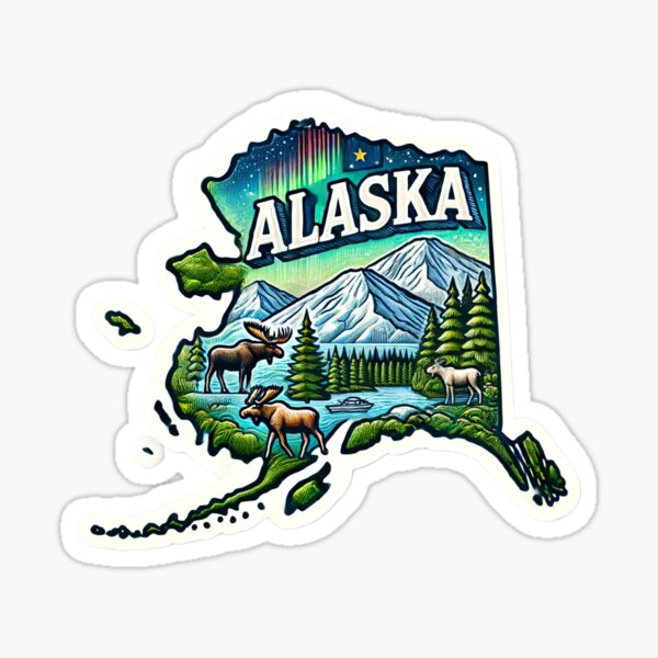 Item preview, Alaska designed and sold by JustPeachyPress.