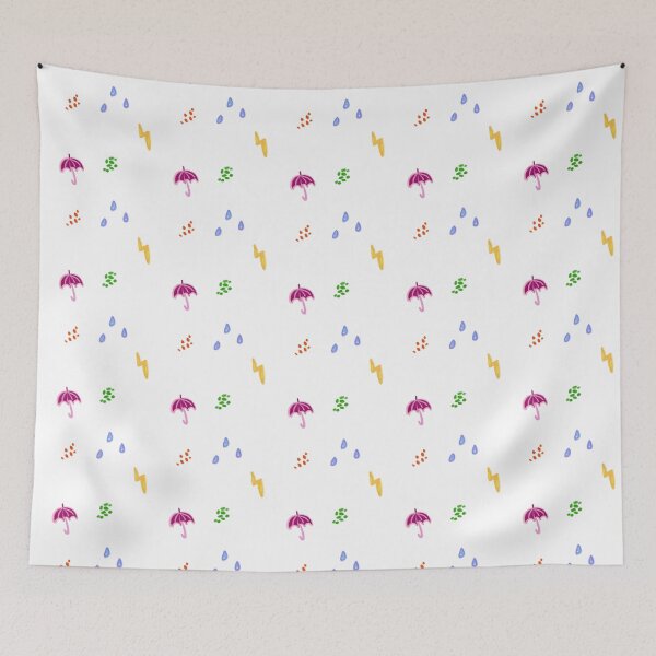Item preview, Cloud and rainy day pattern designed and sold by Junhee Yoon.