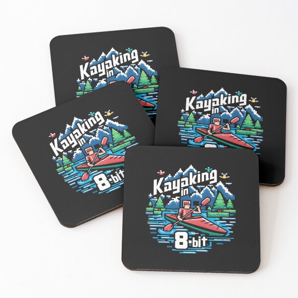Item preview, Pixel Art Landscape: 8-Bit Kayaking Adventure designed and sold by avinigav.