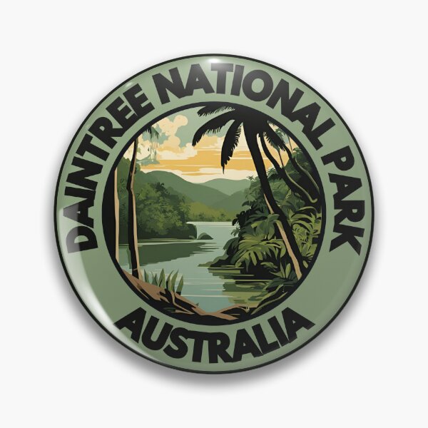 Item preview, Daintree National Park Australia designed and sold by retrotravelart.